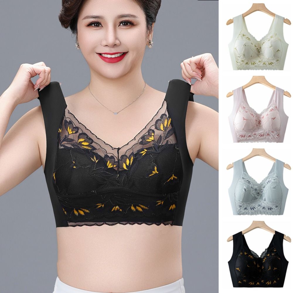 Plunge Bra Push Up - حمالة صدر دانتيل بدون أسلاك مقاس