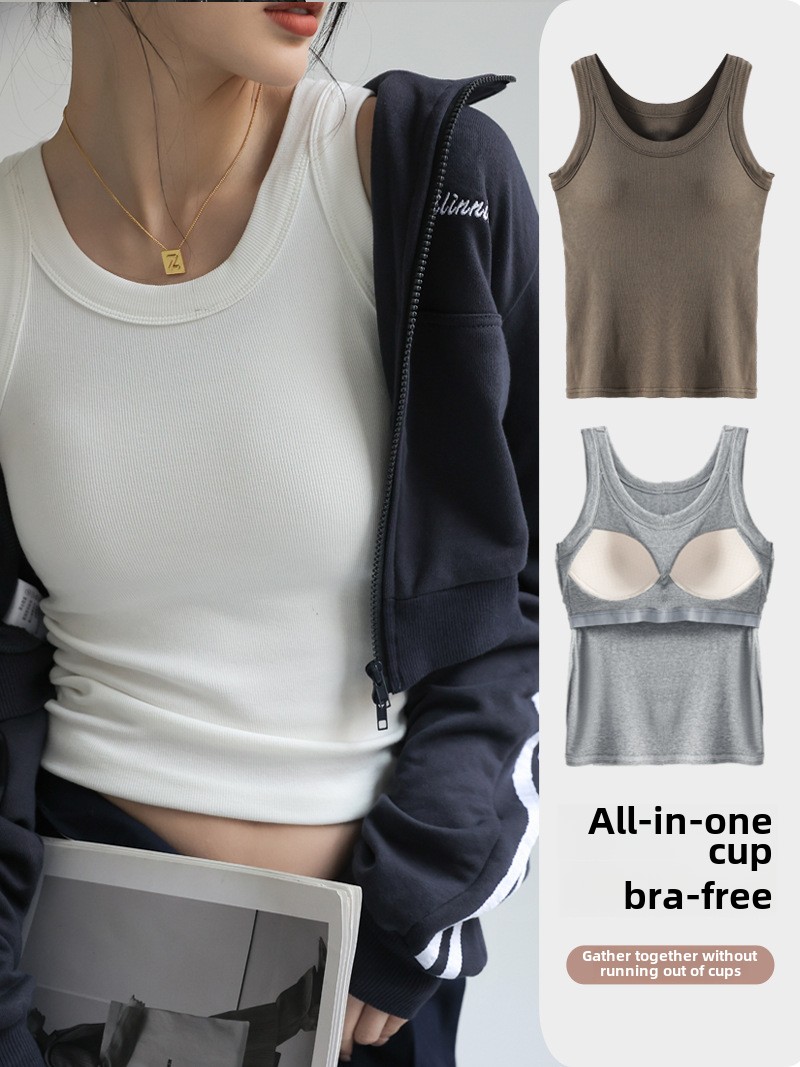 T Shirt Bra Seamless - المرأة سلس مشروط مضلع تانك القمم