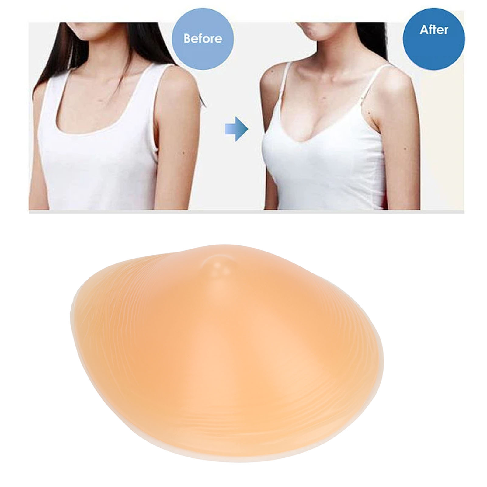 Mastectomy Bra Pocket - حشوة صدر سيليكون 5.3 أونصة على