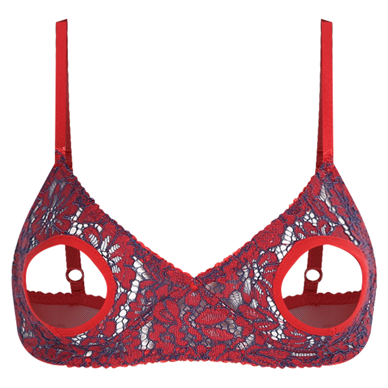 Sheer Mesh Bra - لانجري نسائي: حمالة صدر علوية شفافة