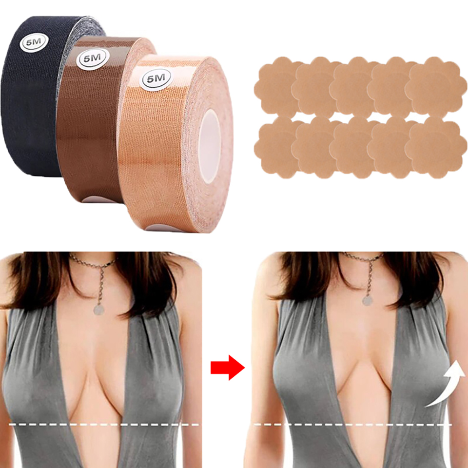 شريط رفع الصدر غير المرئي من ا - مراجعة Backless Bra Sticky وسعره