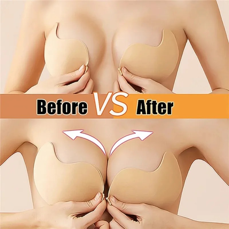 حمالة صدر لاصقة غير مرئية بدون - مراجعة Push Up Bra Silicone وسعره