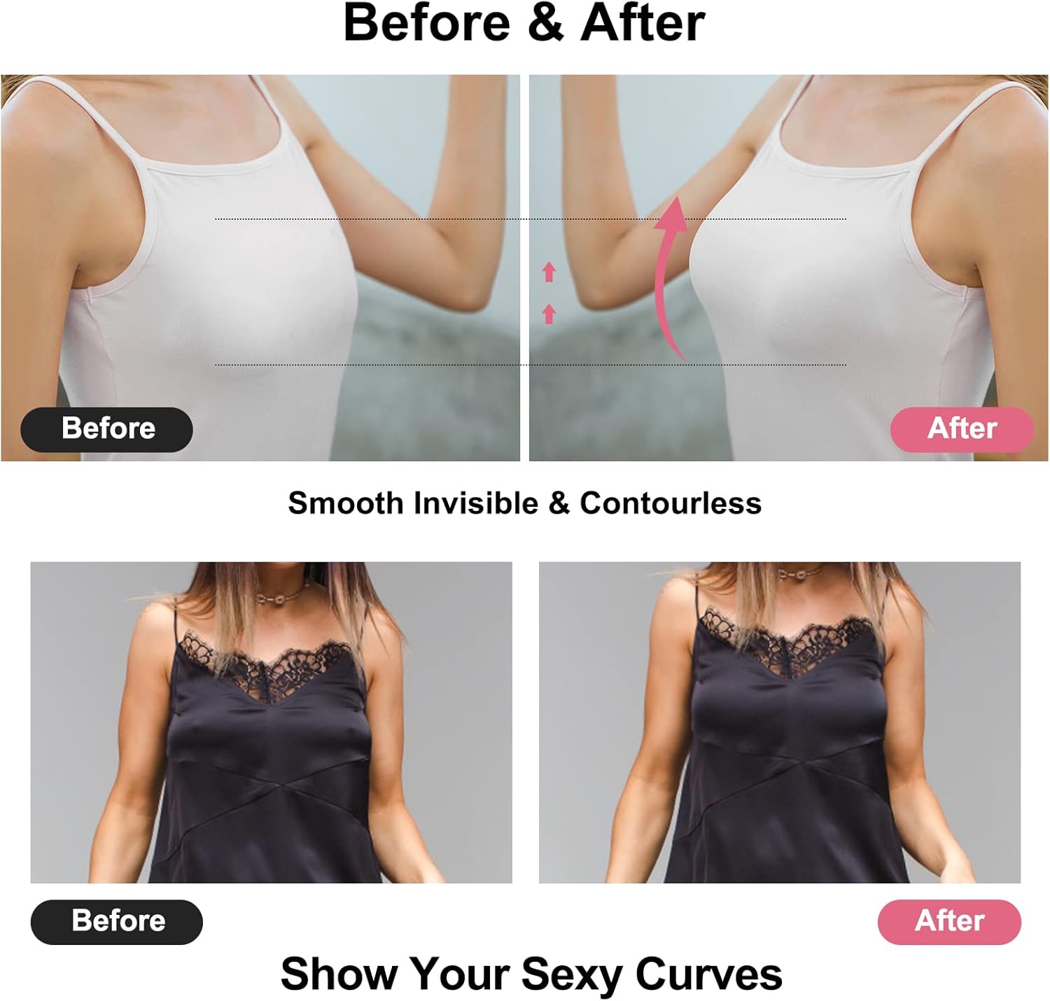 حمالة صدر لاصقة رافعة للصدر، ح - مراجعة Push Up Bra Silicone وسعره