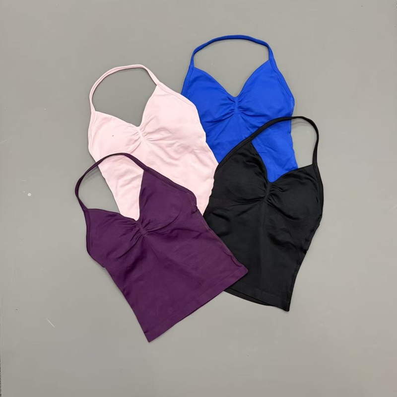 قميص رياضي نسائي بدون خياطة بح - مراجعة Sports Bra Racerback وسعره