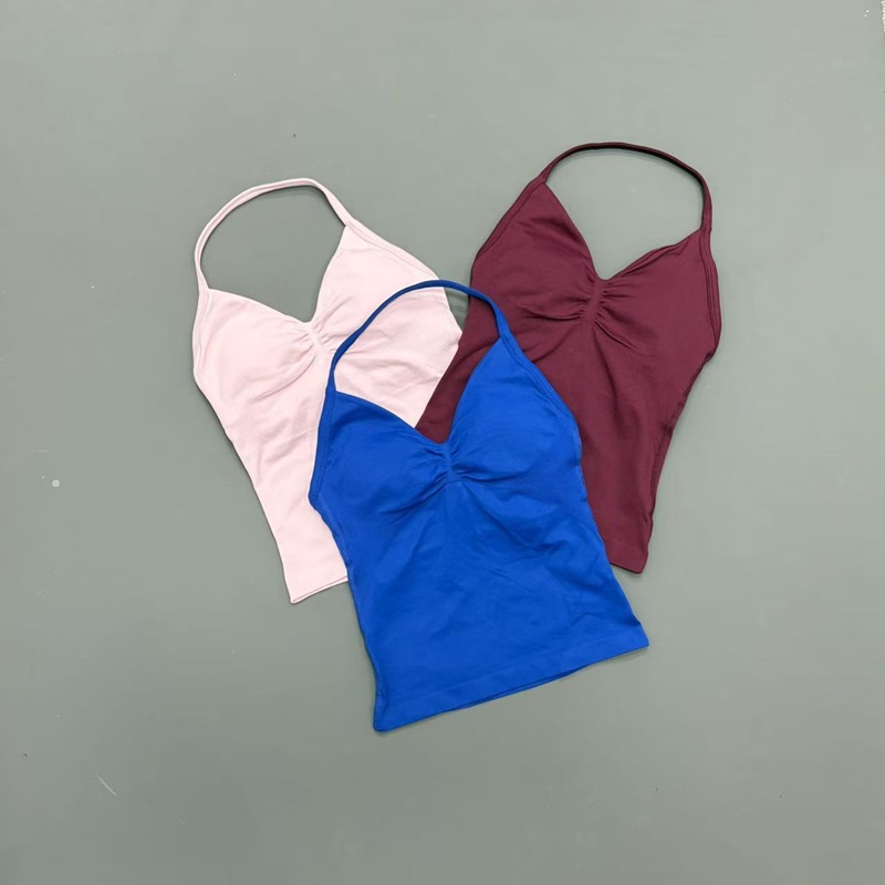 قميص رياضي نسائي بدون خياطة بح - مراجعة Sports Bra Racerback وسعره