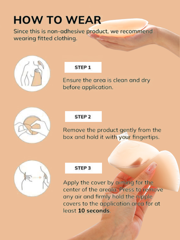 أغطية حلمات الثدي السيليكونية  - مراجعة Strapless Bra Adhesive وسعره