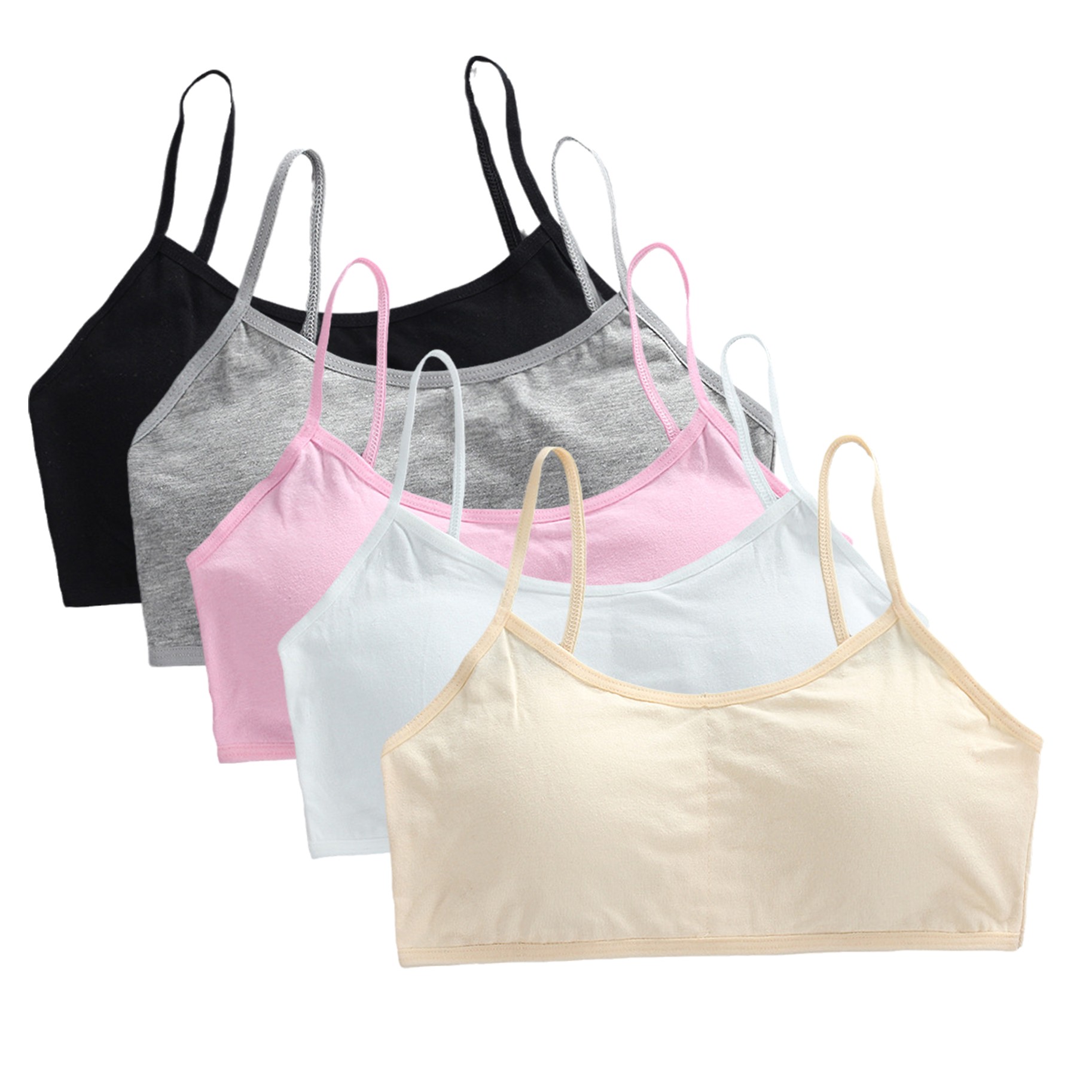 5 قطع حمالات صدر قطنية للفتيات - مراجعة Cotton Bra Everyday وسعره
