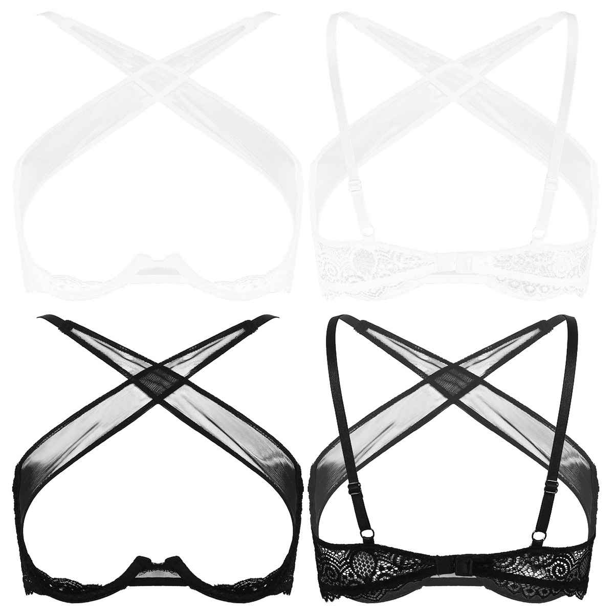 ملابس نوم مثيرة وشفافة للنساء  - مراجعة Sheer Mesh Bra وسعره