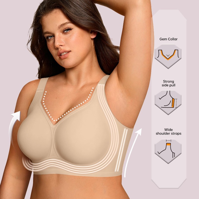حمالة صدر نسائية لاسلكية بمقاس - مراجعة Underwire Bra Padded وسعره