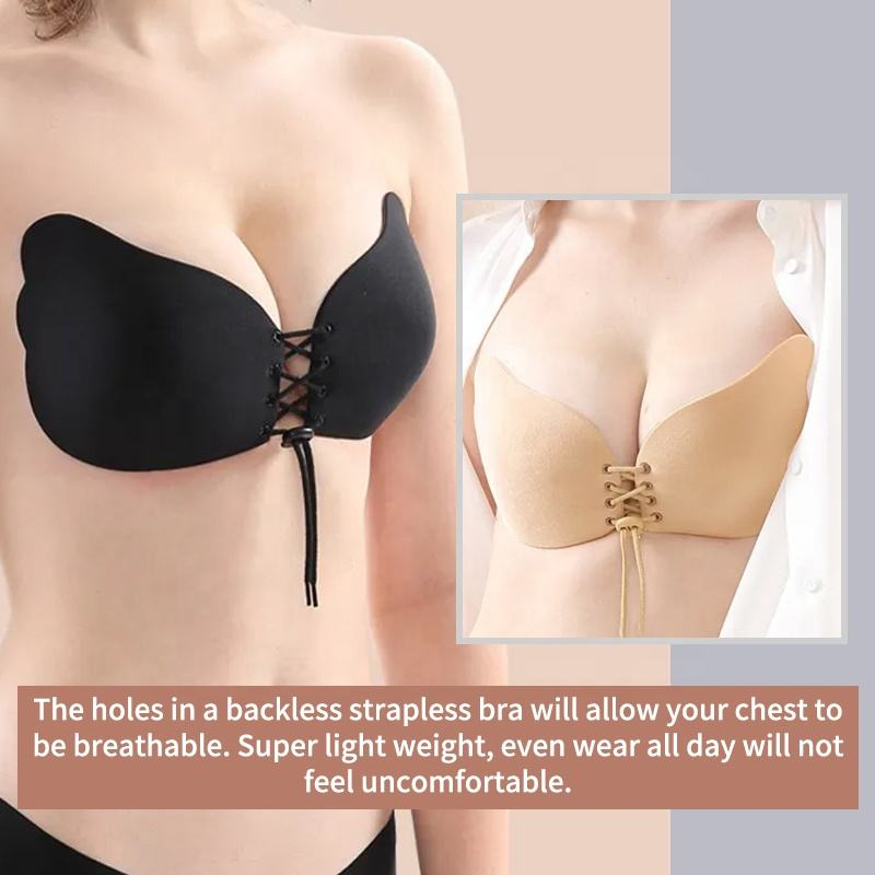 شريط لاصق ذاتي من السيليكون وا - مراجعة Strapless Bra Adhesive وسعره