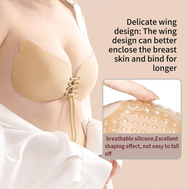 شريط لاصق ذاتي من السيليكون وا - مراجعة Strapless Bra Adhesive وسعره