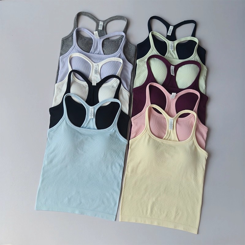 الصيف المرأة اليوغا بروتيل ستر - مراجعة T Shirt Bra Seamless وسعره