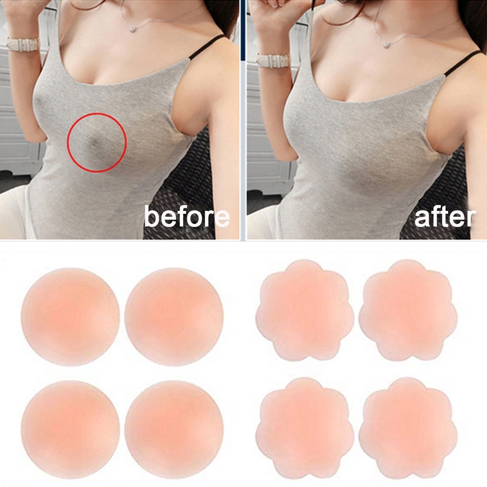 6/12 قطعة غطاء حلمة الثدي اللا - مراجعة Push Up Bra Silicone وسعره