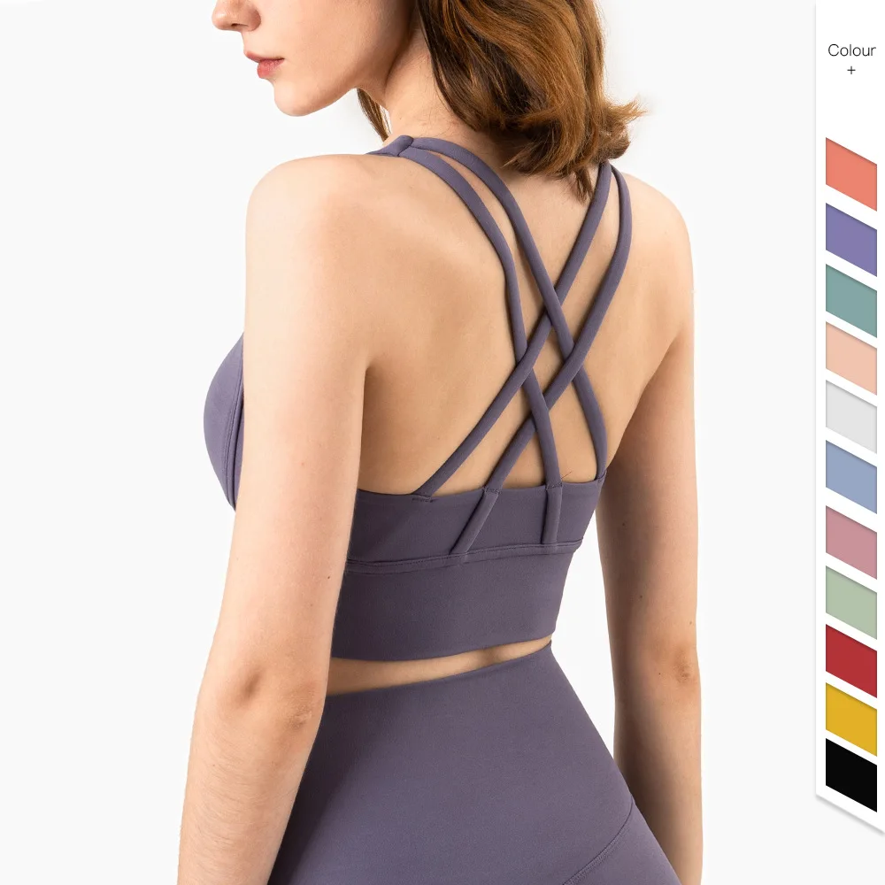 حمالات صدر رياضية متقاطعة الظه - مراجعة Sports Bra Racerback وسعره
