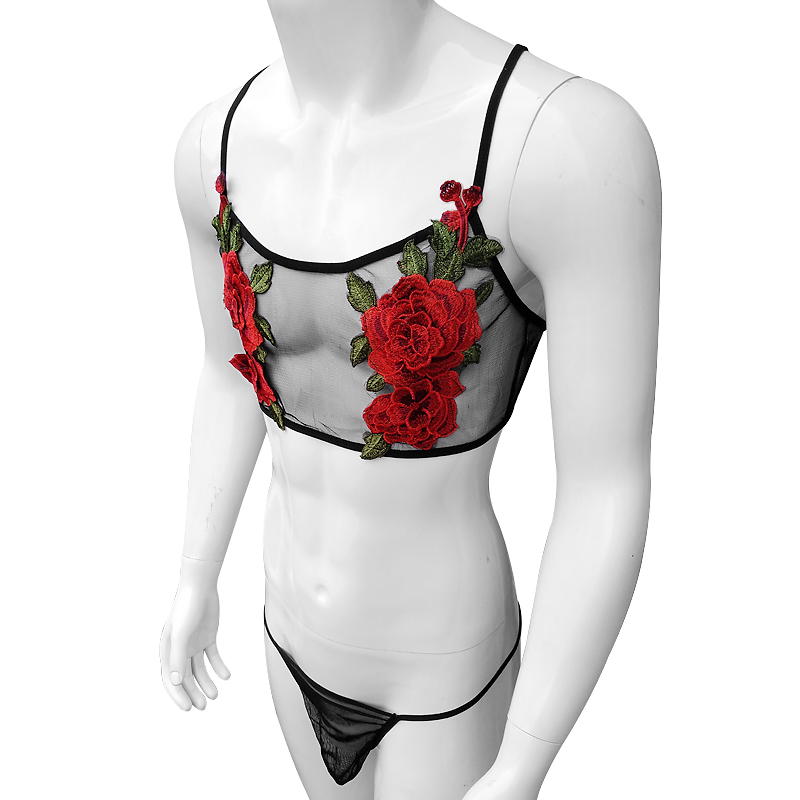 مثير التطريز رجل انظر من خلال  - مراجعة Sheer Bra Lace وسعره